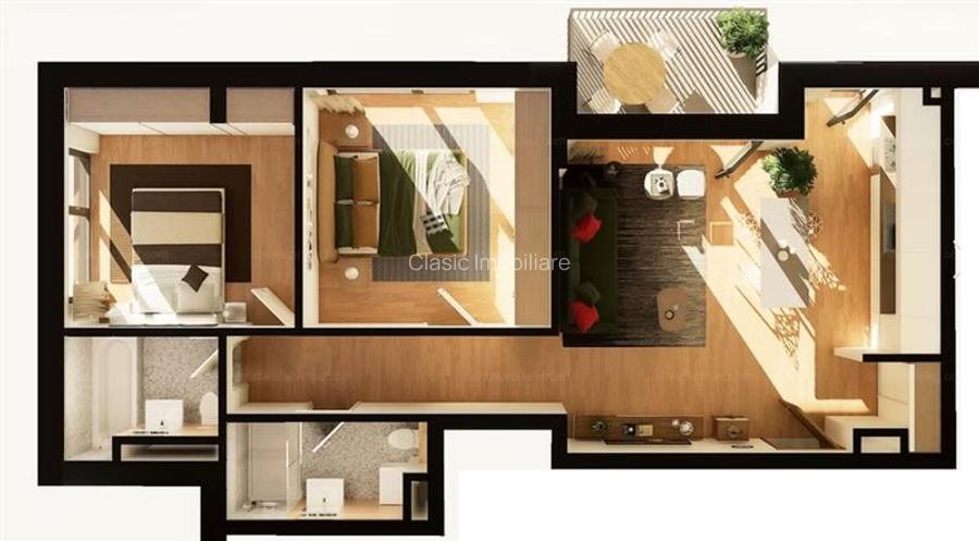 Vanzare apartament 3 camere locatie de exceptie Marasti Intre Lacuri, Cluj-Napoc - 4