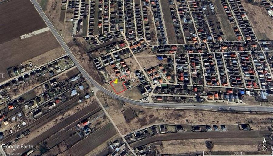 Teren, 1200 mp, Horpaz, pentru construire casa - 3
