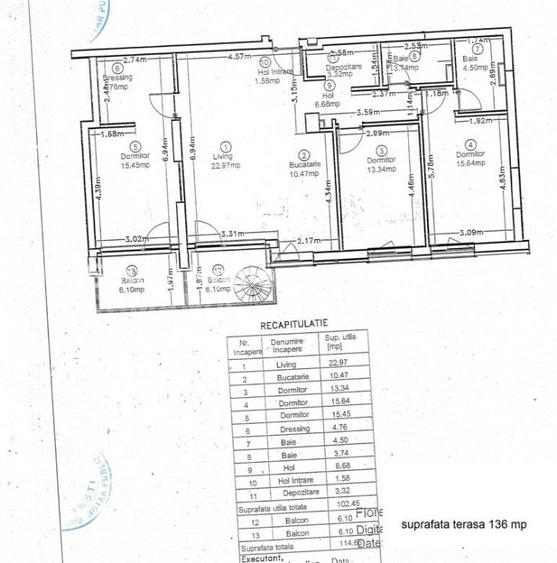 Pipera 1| Penthouse 4 Camere + Terasa Proprie Etaj 6 + Parcare |Finisaje Premium - 44