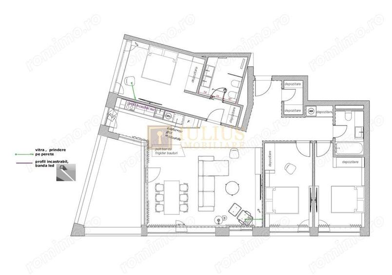 ISHO PENTHOUSE, 3 dormitoare, 2 locuri parcare + boxa; vedere panoramica - 28