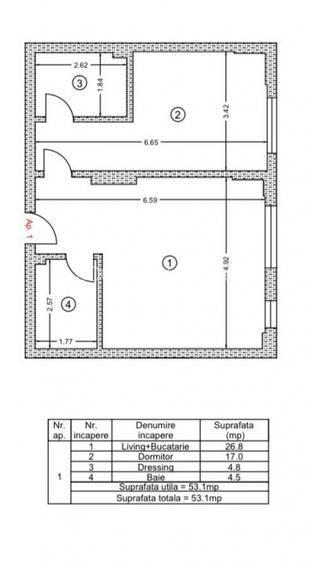 2 CAMERE | BIRUINTEI | POPESTI | PARCARE SUBTERANA | NOU | METROU 9' - 15