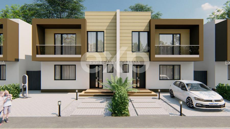 Proiect NOU de case cu 4 came Trivale | Zona Platou - 3