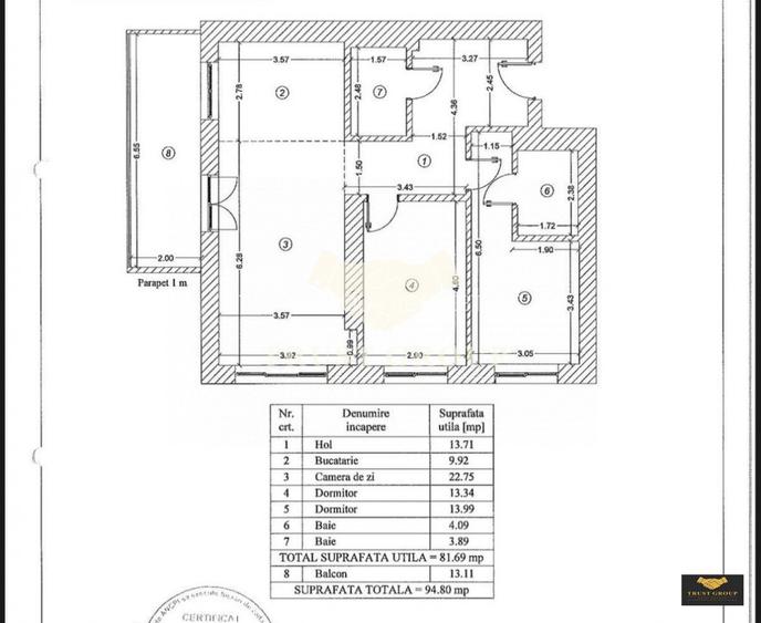 Apartament 3 camere Luxuria Domenii | 2 locuri de parcare - 19