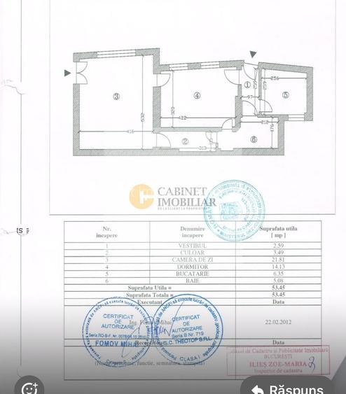 2 camere  | Cismigiu | Centrala proprie | Parter inalt - 19