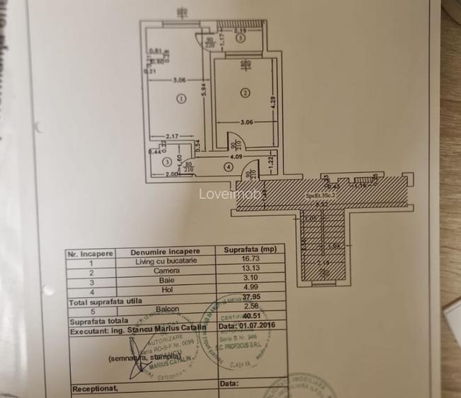 Apartament 2 camere, etaj 3/4, Chiajna – lângă parc - 40