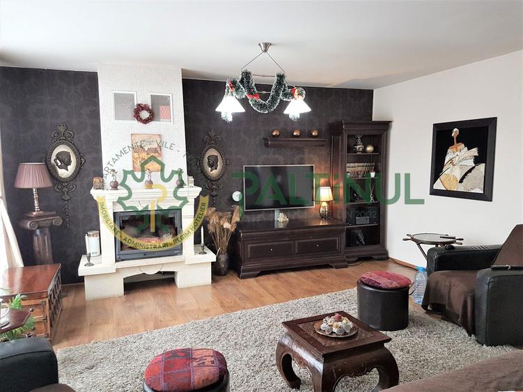 Vila Șelimbăr – 700 mp teren, jacuzzi, semineu, front stradal 30 ml
