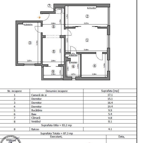 Apartament 4 camere in Crangasi - Design si materiale premium, Bloc 1982
