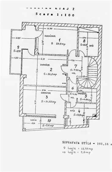 LANGA PTA DOROBANTI, VILA 1998, 650 MP,  GARAJ DUBLU! - 26