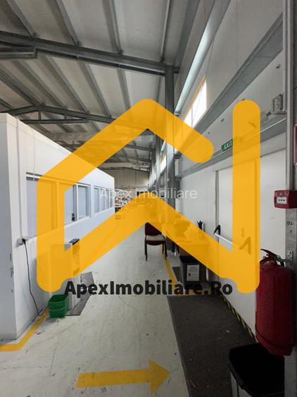 Hala Industrială Vest Ploiești 550 mp + Birouri | Parcare 20 auto | Acces TIR | - 3