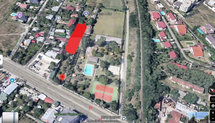 Teren 2.500 mp – Otopeni | Lângă Aeroport | Ideal Rent-a-Car / Parc auto