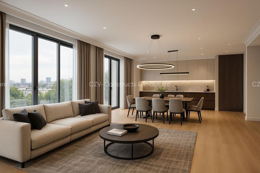 PENTHOUSE PANORAMIC – Etaj 9 | 4 Dormitoare | 5 Băi | Living 103 mp - 2
