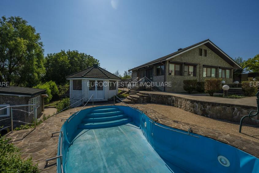 Corbeanca-Laguna Albastra, vila cu piscina, deschidere la lac, comision 0 - 17