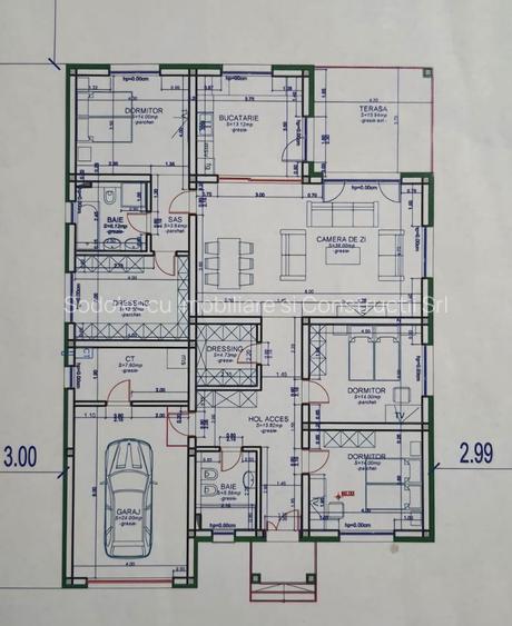 Locuinta individuala cu garaj- in stil mediteranean - 7