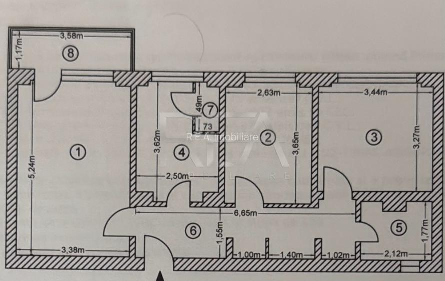 3 camere, 4/10, 65 mp, bloc 1978-Drumul Taberei - 3