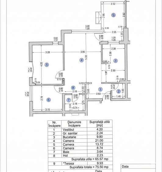 Apartament 3 camere 75mp | 88mp curte | 0 comision | Otopeni Golden Residence - 4