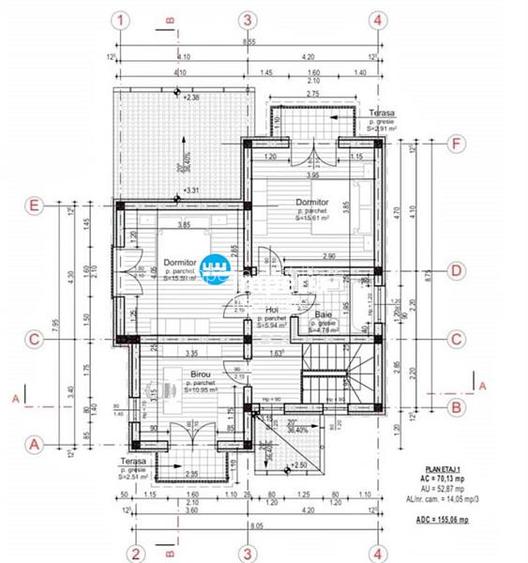 Vila 4 cam,115 mp,  450 teren, 800 m de Primaria Miroslava - 5