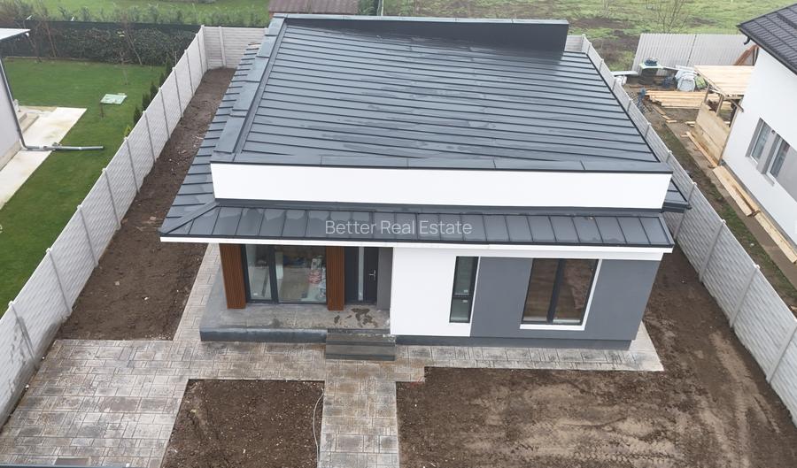 Casă pe parter nouă de vânzare în Berceni Ilfov / curte mare 410 mp - 4 camere - 2