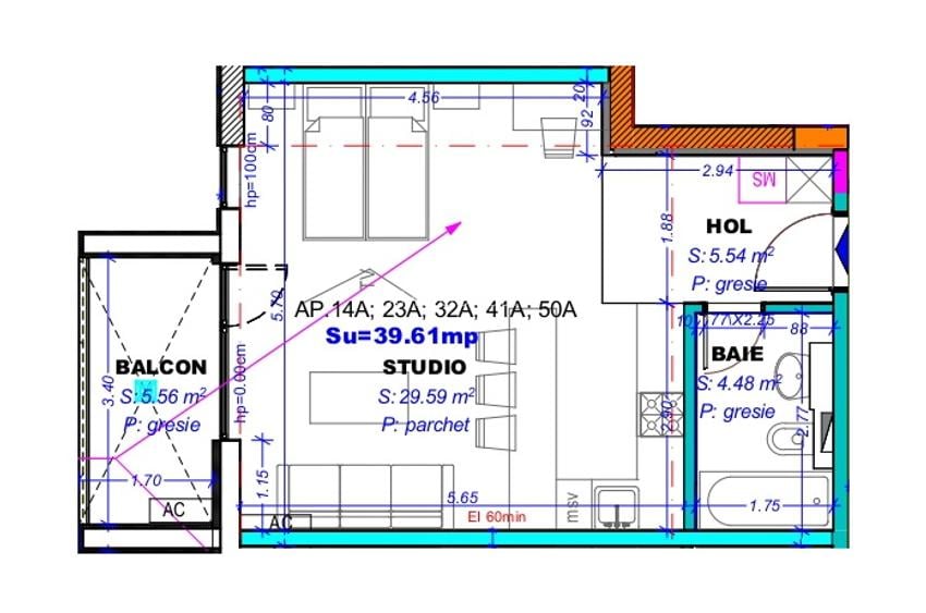 Comision 0 - Direct dezvoltator vinde ap. 1.5 camere in bloc PREMIUM, lift - 1