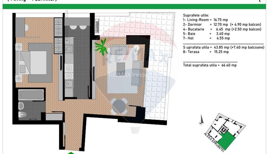 Vanzare Ap 2 camere Camil Ressu - 3