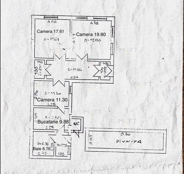 3 camere în vilă interbelică  83 mp Bulevard Regina Maria - 10