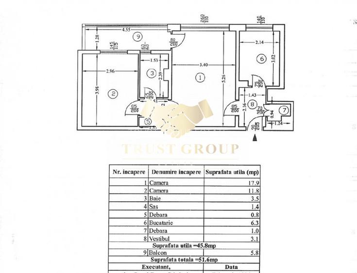 Apartament 2 camere -3 minute metrou Iancului - 10