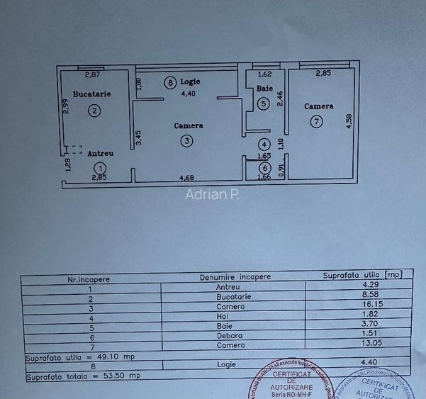 Apartament 2 camere Circumvalatiunii Ghe. Lazar Cetatii - 10