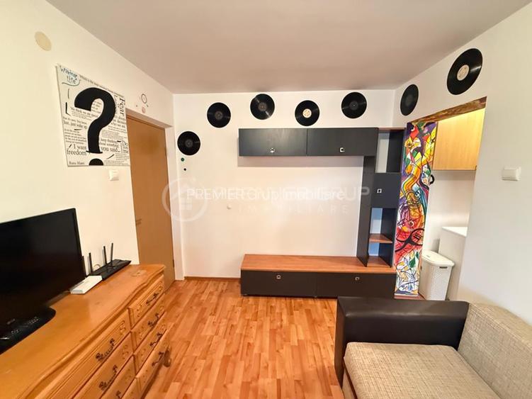 ETAJ 2 ! Apartament 1 camera 27mp, Tudor Center, CAT FRIENDLY, mobilat - 4