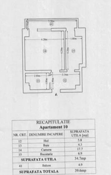 Apartament cu o camera, etajul 2/8, zona Tatarasi - 7