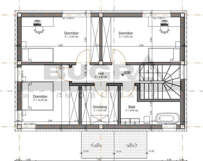 Casa individuala | 119 mp utili | 438 mp teren | Dezmir - 2