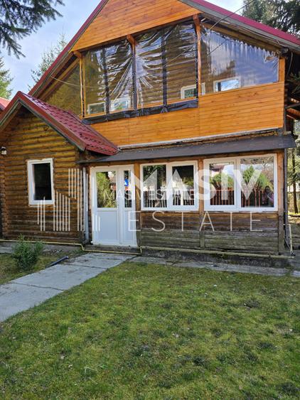 🏡 Casă din lemn masiv cu 7 camere, saună și teren generos – Azuga - 3