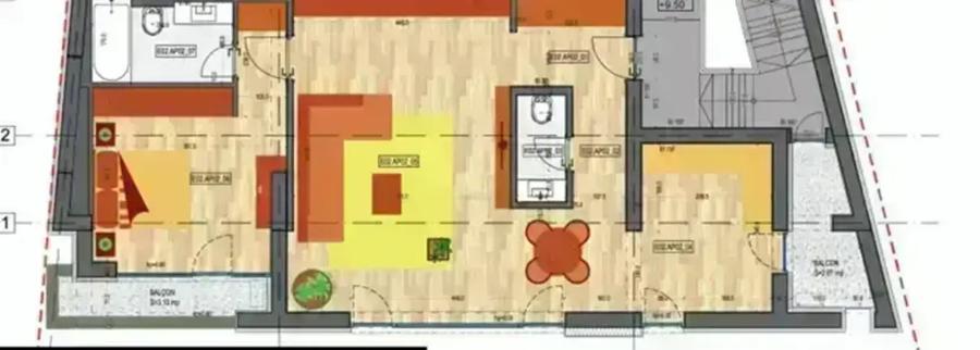 Apartament 2 Camere De Vanzare Zona Dacia Eminescu 82 Mp Utili