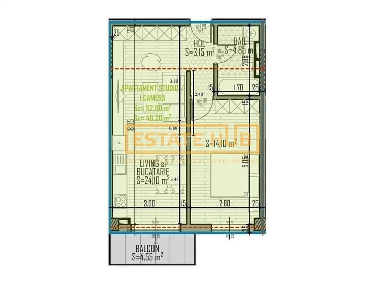 Apartament 2 camere | langa Rivus Mall | 0% Comision - 6