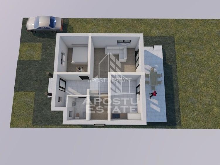 Casa individuala, 5 camere, 465mp teren, in Sanandrei - 2