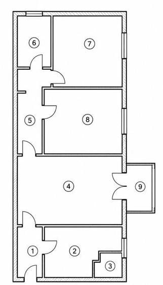 Dacia - Zimbru , 3 camere mobilat si utilat, renovat complet, balcon inchis - 5