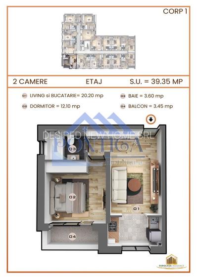 Apartament studio de vânzare | Direct dezvoltator | Comision 0% - 6