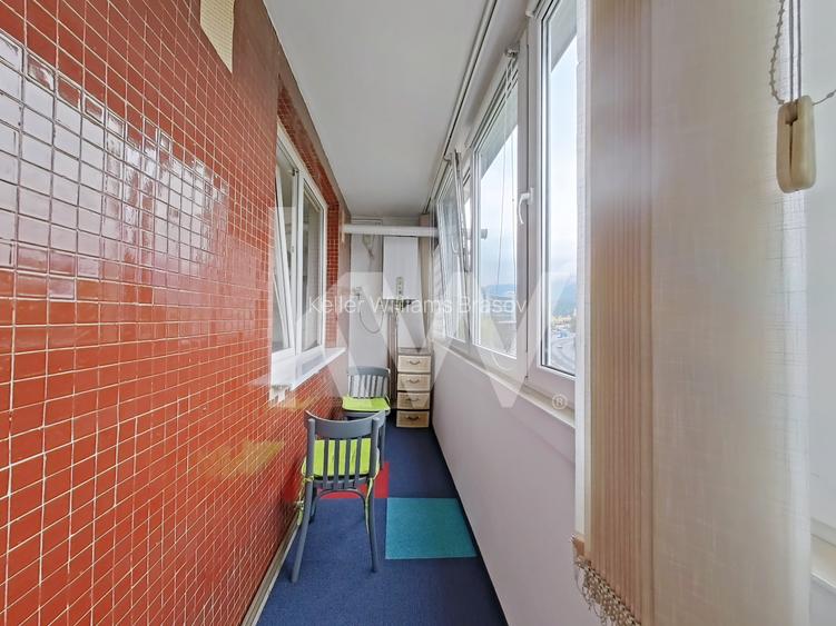 Inchiriere apartament 2 camere, mobilat si utilat + balcon de 11mp - zona Astra - 9