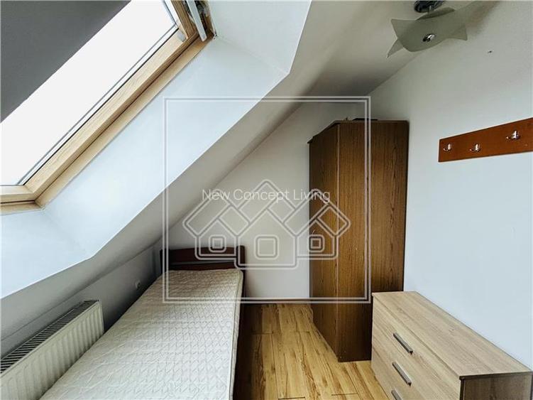 Apartament de inchiriat in Sibiu - 2 camere - mansarda -Zona Turnisor - 4