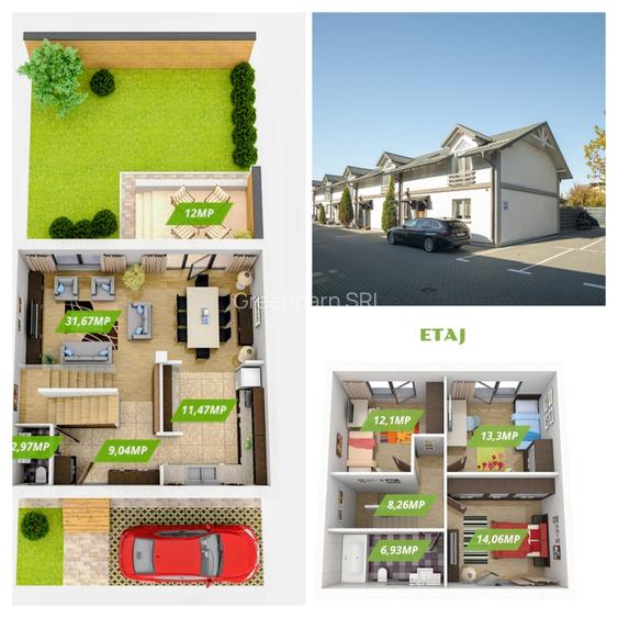 Ecovillas-Casa cu pompa de caldura,4 camere-mobilata,utilata,90%reducere facturi - 6