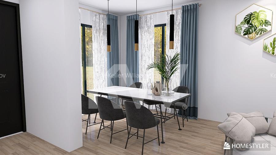 Casa individuala cu vedere spre munte in localitatea Cristian - 5