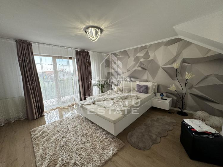 Duplex cu 4 camere si gar, P+1+M,mobilat si utilat, utilitati complete - 22