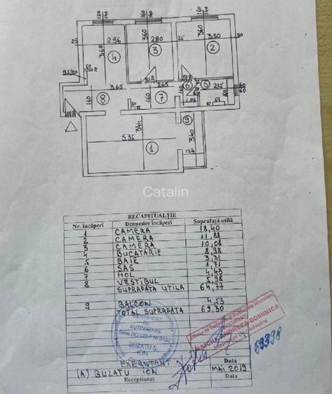 3 camere decomandat/5 min de statia Metrou Titan/3 min. parc/Centrala apartament - 16