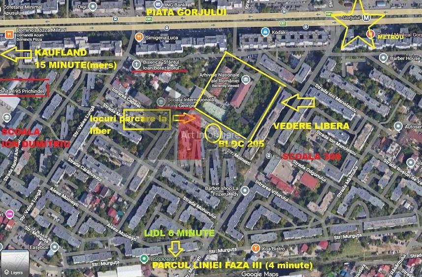 Apartament 3 CAMERE - 70mp - 5 MIN GORJULUI - parcul liniei FAZA 3 - 4 min - 2