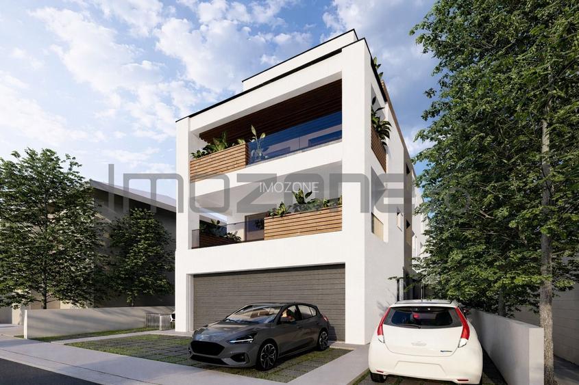 4 camere cu terasa de 22 mp, 3 bai, etaj 1/3, FINISAT MODERN,  COMISION 0% - 3