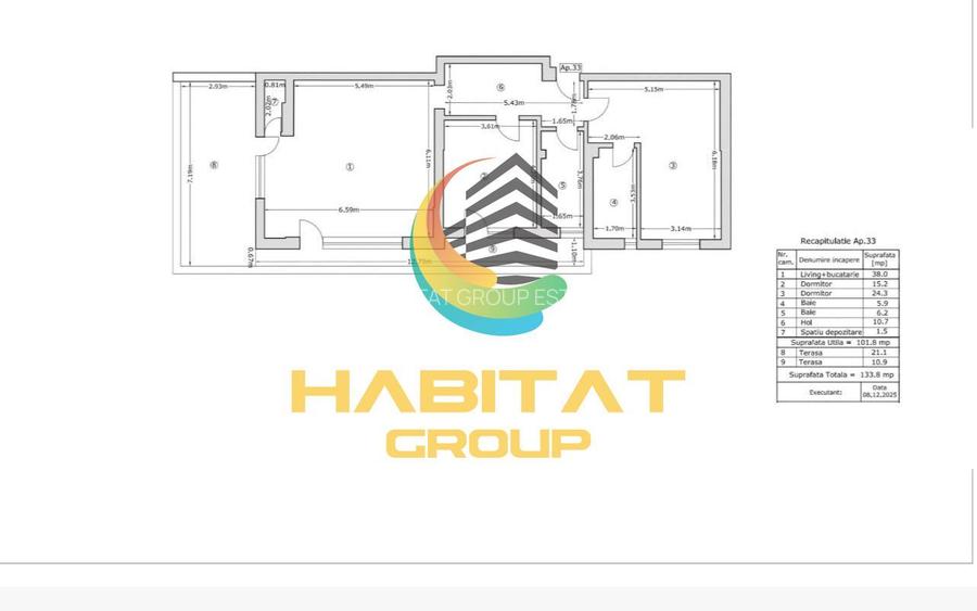 Apartament 3 camere - Terasa - Penthoune - 9