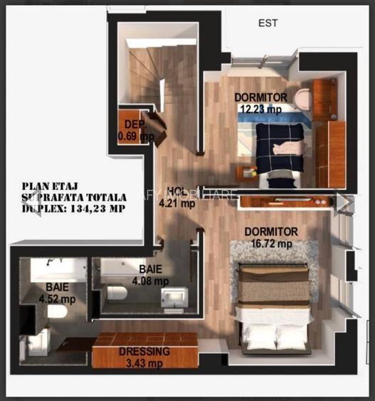 De Vanzare Apartament 3 Camere- Duplex - Drumul Taberei - 14