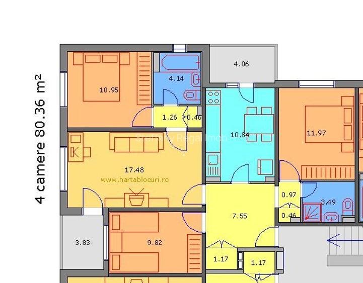 Apartament 4 camere de vanzare Crângași - 27