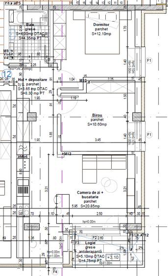 Apartament 3 camere, 56mp, intermediar, lift, parcare, priveliste, Baciu - 2