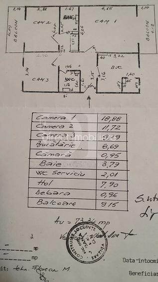 Apartament complet decomandat / etaj intermediar / - 16