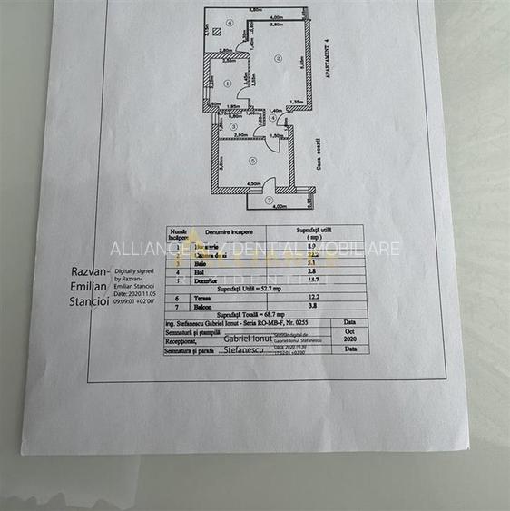 Apartament 2 camere || 69 mp || STV 440 480 || parcare - 21