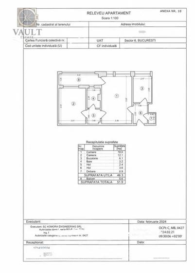 Apartament 2 camere - 3 minute metrou Lujerului - 1